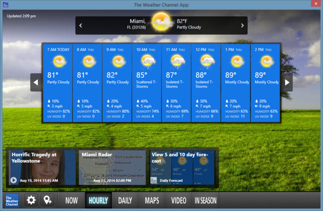 download the weather channel on cable tv